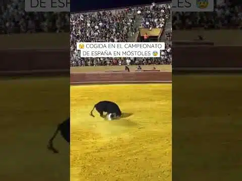 Toro coge al recortador