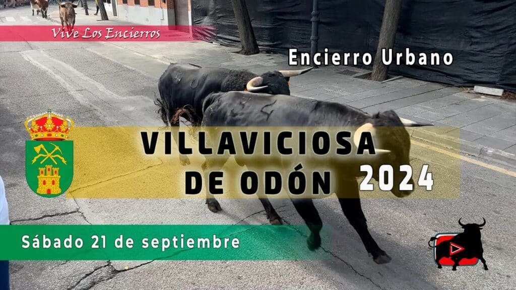 ENCIERRO VILLAVICIOSA de ODÓN SÁBADO 21