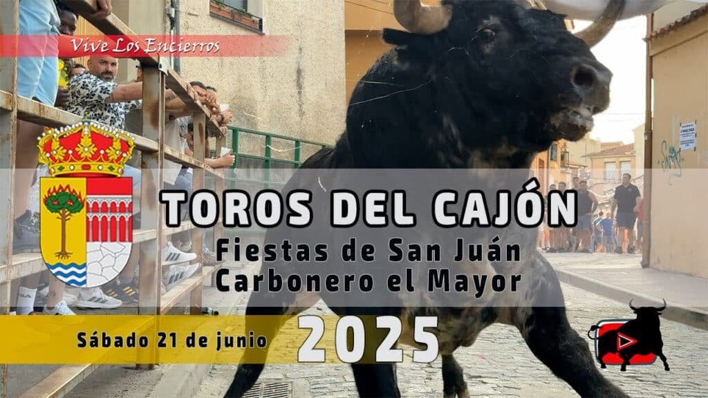 Toro del Cajón festividad de San Juán Carbonero el Mayor
