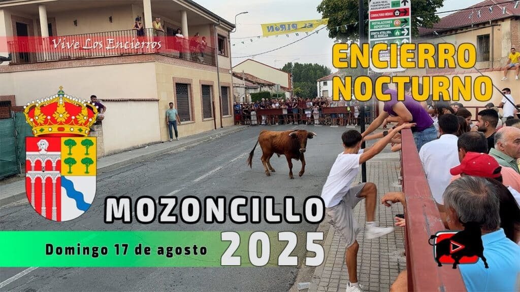 🌙 Encierro Día 17 Urbano Nocturno – Mozoncillo 2025
