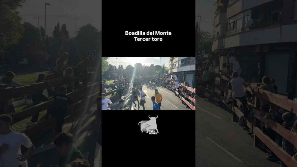Tercer toro encierro #boadilladelmonte #shorts