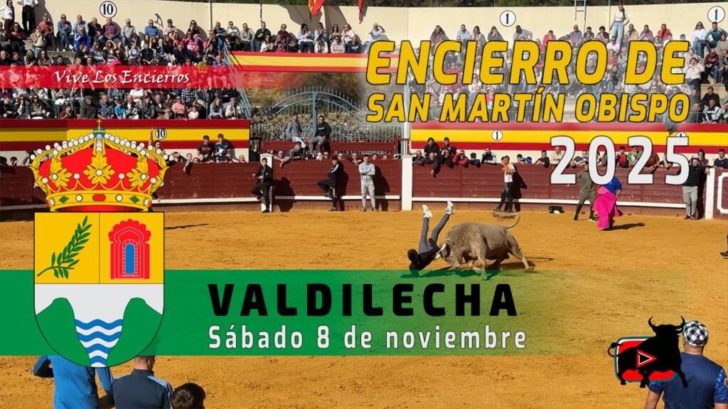 ENCIERRO VALDILECHA 4K 8-11-25 (Documental, informativo cultura española taurina)
