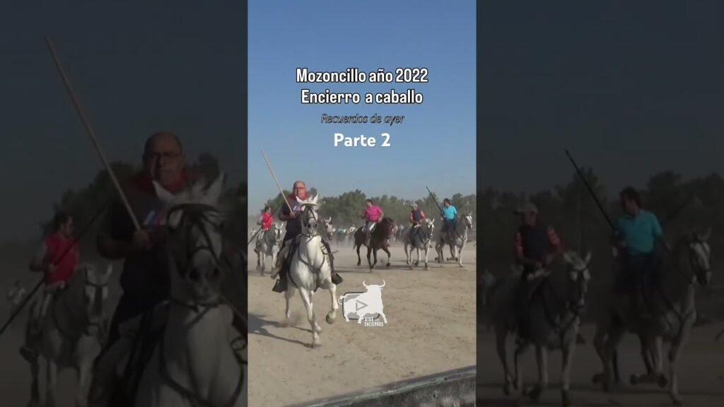 Encierros a caballo Mozoncillo 2022 #shorts