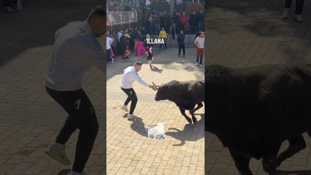 🐂 INTENTANDO PONER LA ANILLA EN EL CUERNO #shorts