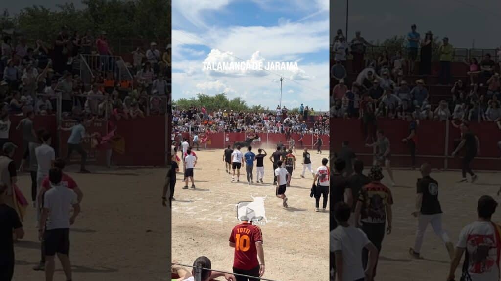 🥵 SUSTO Capea Talamanca de Jarama #shorts