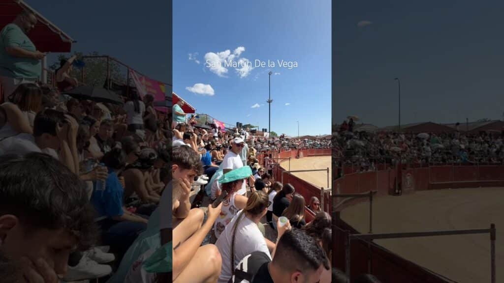 Ambiente previo al toro de cajón de San Martín De la Vega #shorts