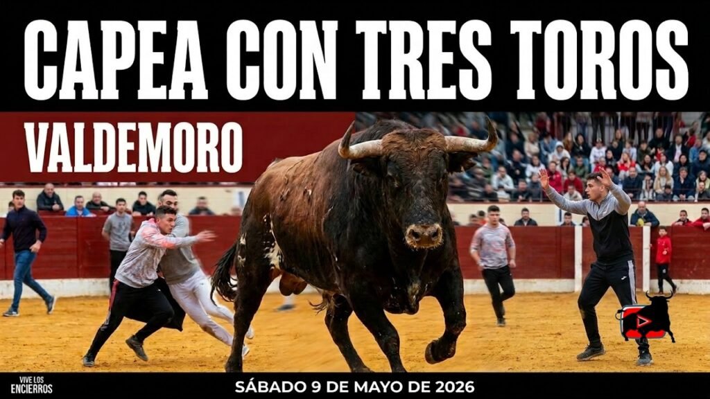 ¡IMAGNÍFICA CAPEA CON TRES TOROS! VALDEMORO SÁBADO | 9-5-26