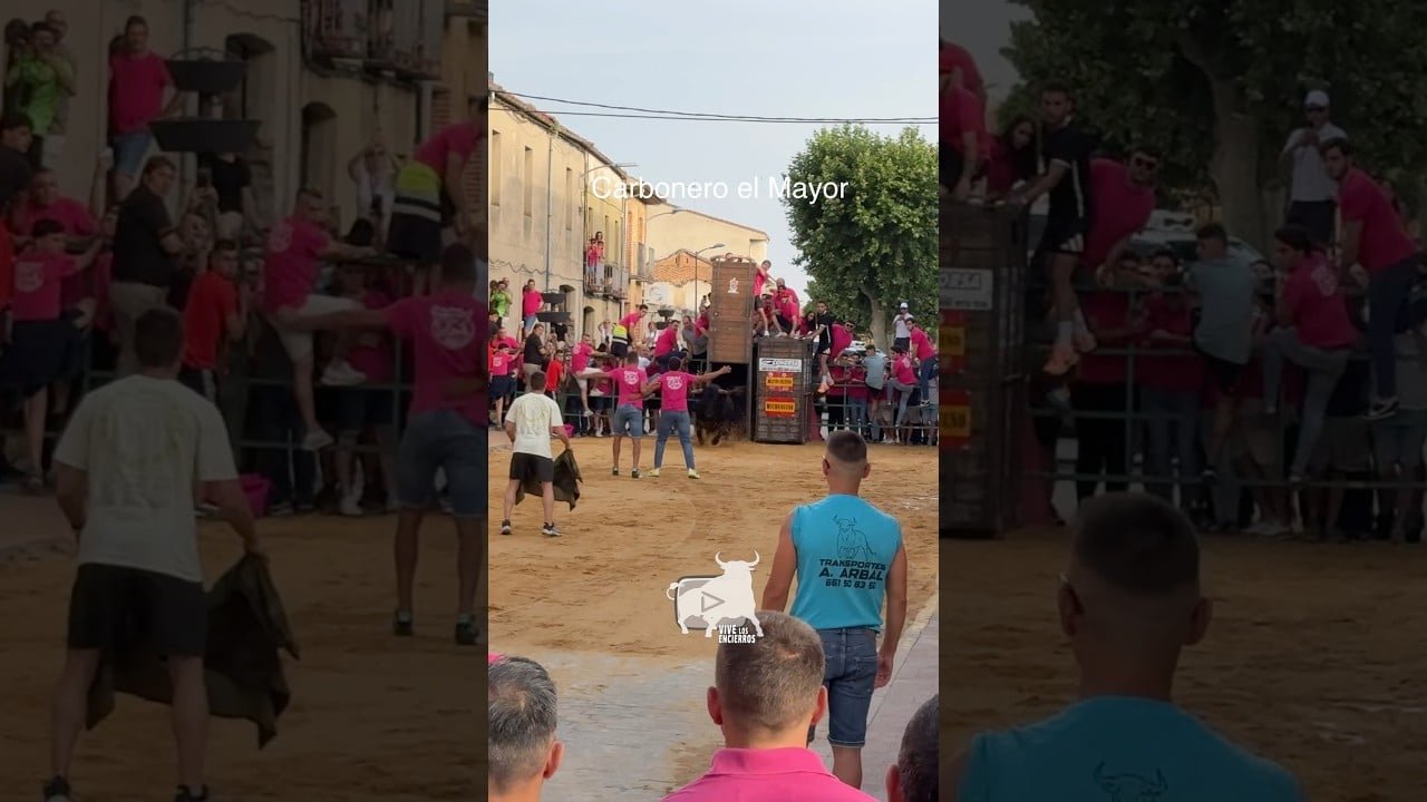 Toro a cajon en Carbonero El Mayor 2026 - BRUTAL SALIDA PRIMER TORO DE CAJÓN de SAN JUAN