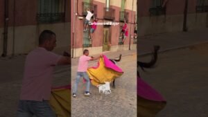 Toro a cajon en Carbonero El Mayor 2026 - El TORO se ENFADA con los del BALCÓN