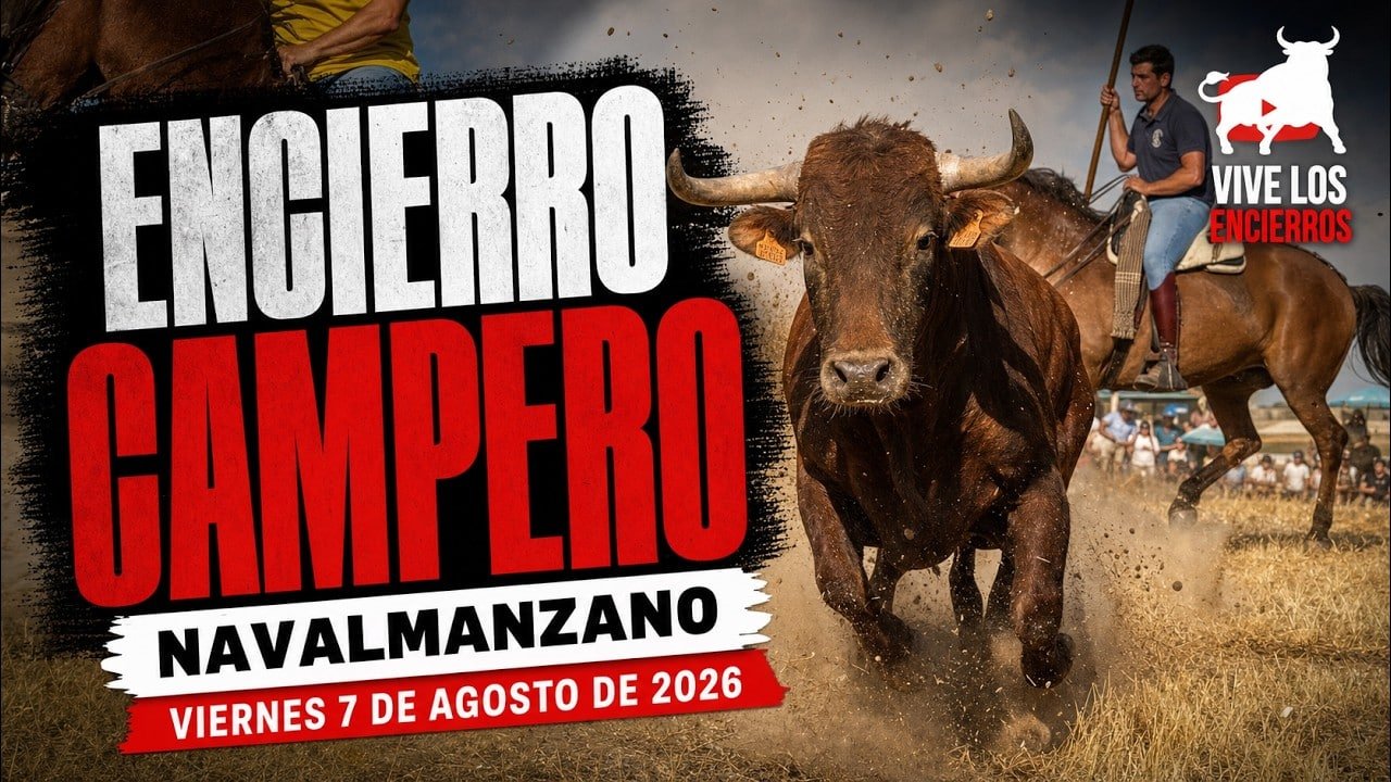 Encierro campero en Navalmanzano 2026 - ENCIERRO CAMPERO NAVALMANZANO PARTE 2 07-08-26
