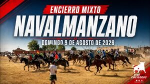 Encierro campero en Navalmanzano 2026 - ENCIERRO MIXTO NAVALMANZANO domingo 09-08-26