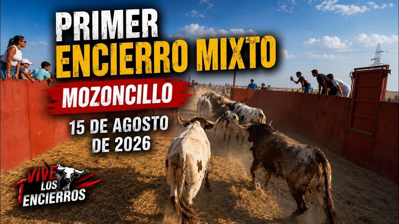 Encierros mixtos en Mozoncillo 2026 - PRIMER ENCIERRO MIXTO de Mozoncillo 2026