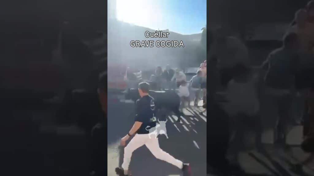 Encierro en Cuellar 2026 - GRAVE COGIDA EN CUÉLLAR