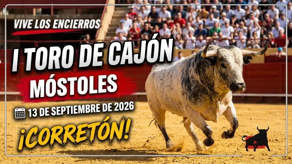 Concurso de recortadores en Mostoles 2026 - Impresionante I Toro de Cajón y Capea Móstoles 13-09-26