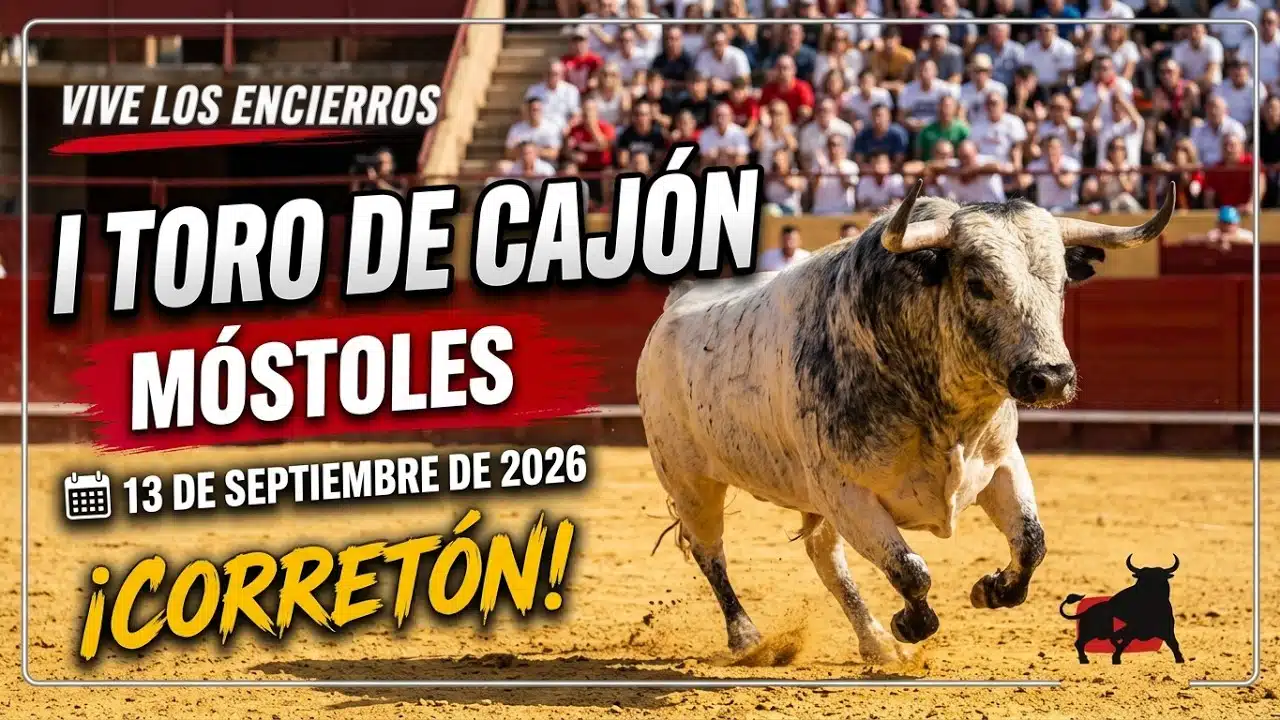 Concurso de recortadores en Mostoles 2026 - Impresionante I Toro de Cajón y Capea Móstoles 13-09-26