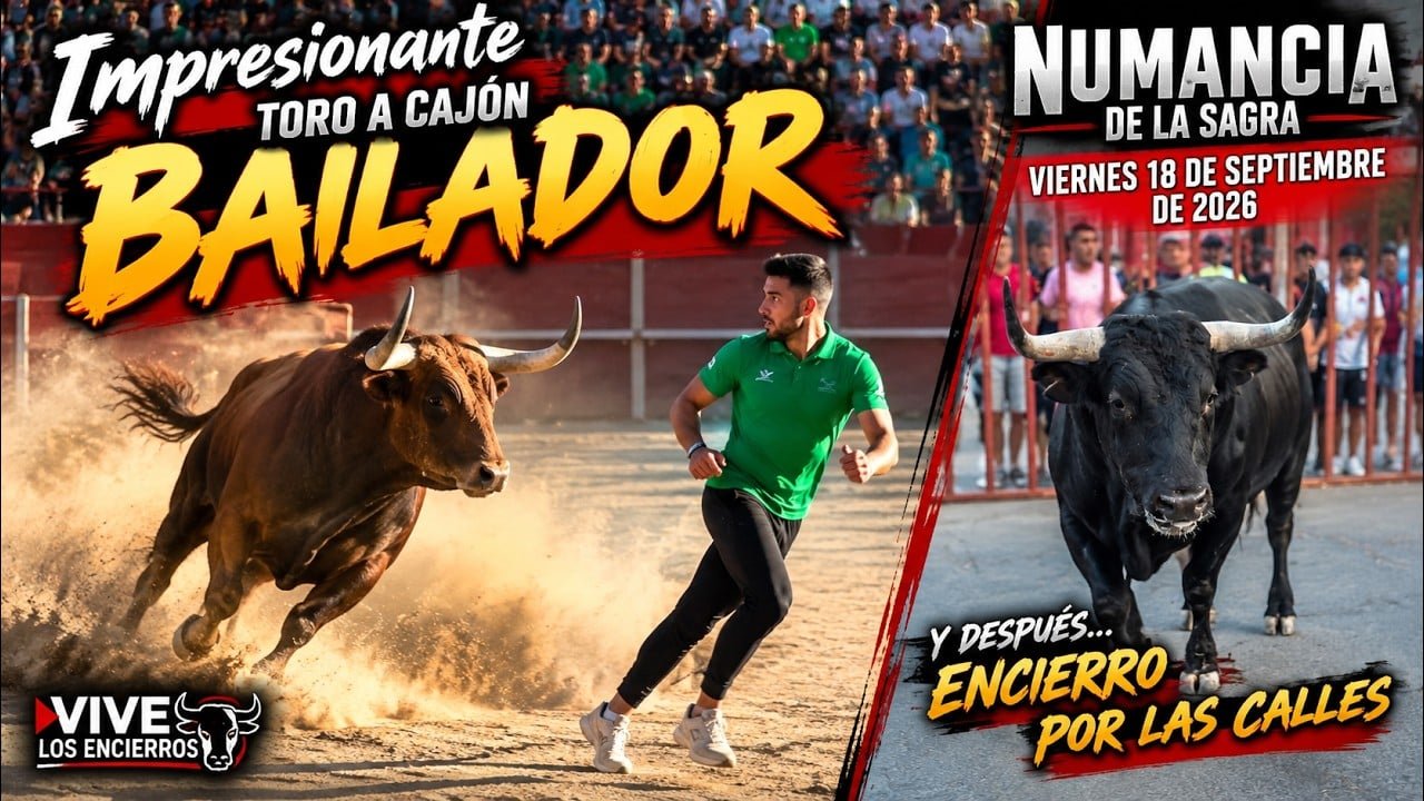 Toro a cajon en Numancia De La Sagra 2026 - Toro de Cajón y Encierro - Numancia De La Sagra 18-09-26