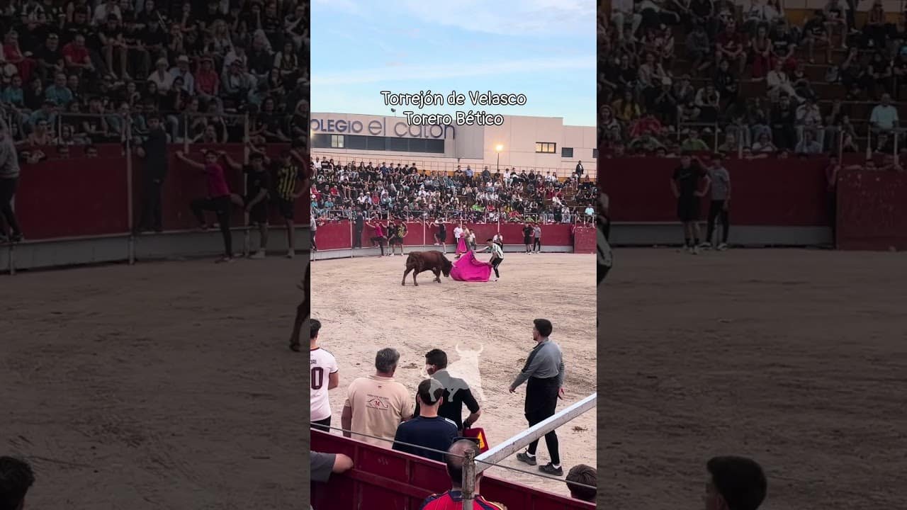 Encierro urbano en Torrejon De Velasco 2026 - Gustándose y sacando los olés del público