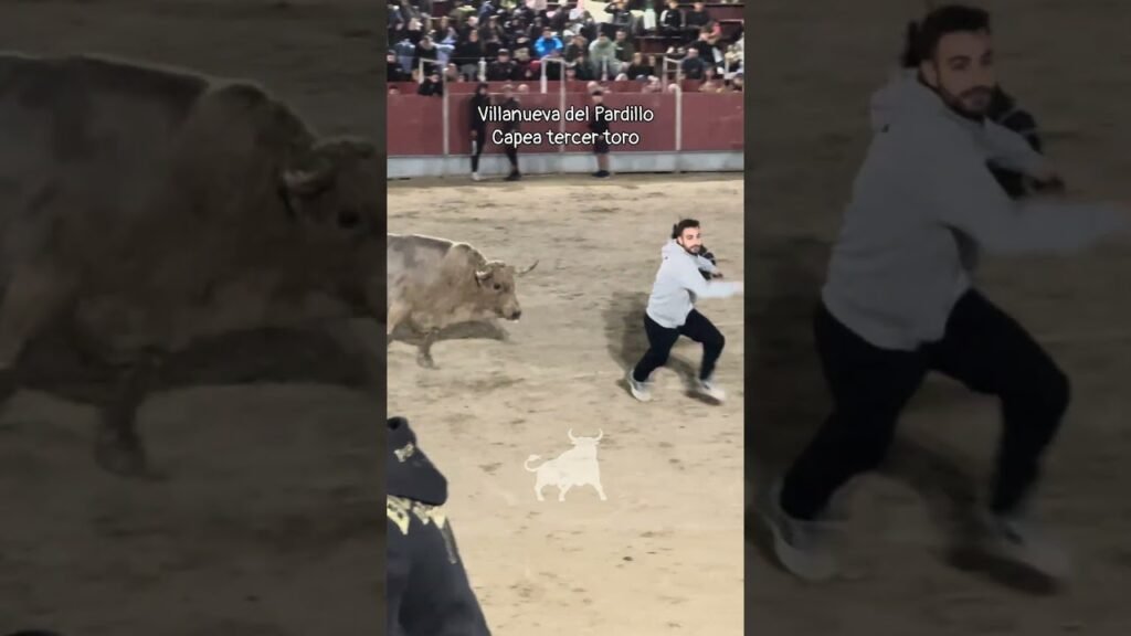 Encierro urbano en Villanueva Del Pardillo 2026 - Brillante el tercer toro